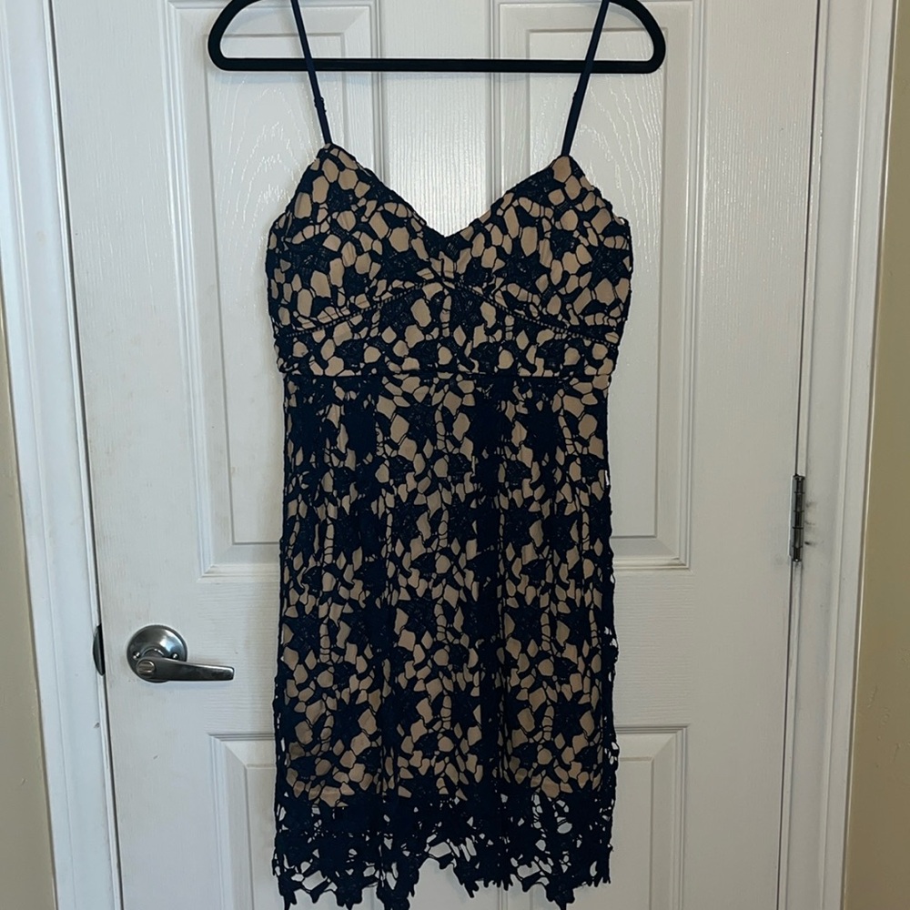 Dina Be Navy Lace Dress